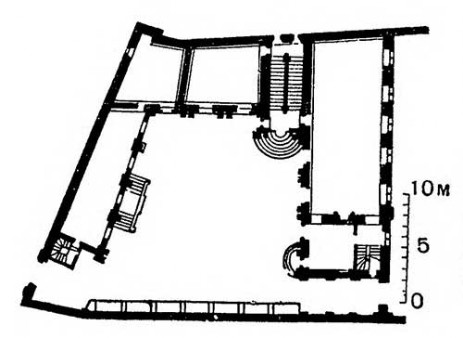 Тулуза. Отель д’Ассеза, середина XVI в. Н. Башелье. План
